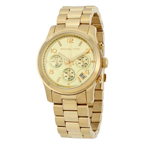 mk5055 michael kors ladies watch|Michael Kors Midsized Chronograph Gold.